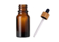 SGS 30ml Amber Glass Dropper Bottles 1 testa del silicone della bottiglia del contagoccia di occhio di Oz
