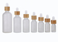 Bottiglia libera del contagoccia della perdita 8 Oz, bottiglia di bambù del contagoccia per l'olio del fronte