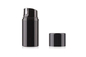 bottiglia senz'aria cosmetica nera lucida 30ml-150ml per la crema della protezione solare